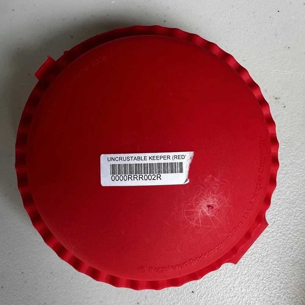 Smuckers Uncrustables PB & J Red Plastic Sandwich Container Lunch Box - NEW